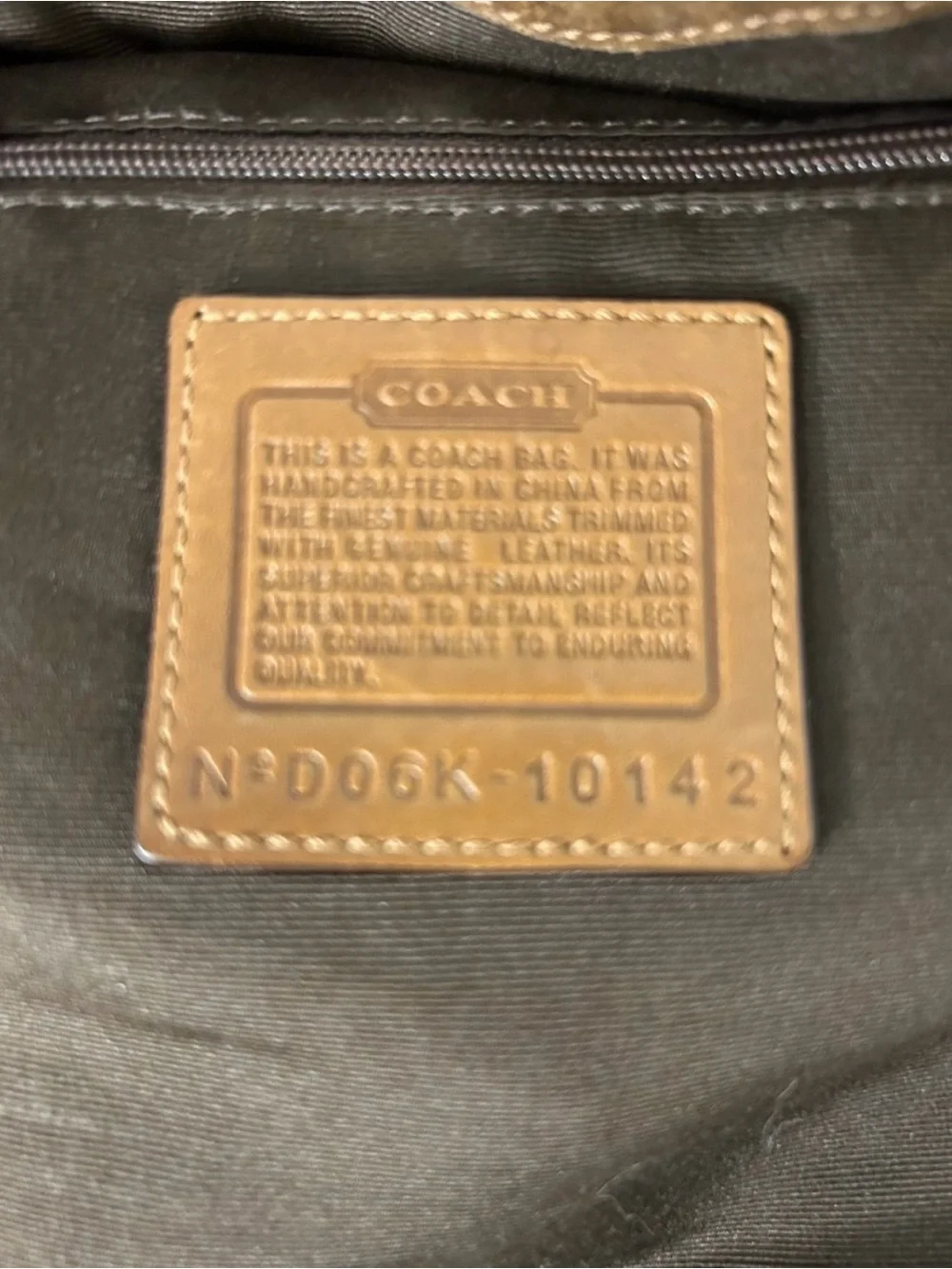 Coach Vtg Chelsea Optic Signature Hobo/Shoulder Bag
